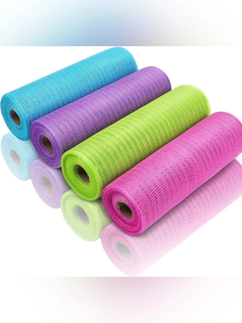 Deco Mesh Roll Grab Bag -4 Roll Bundle- Colors Vary